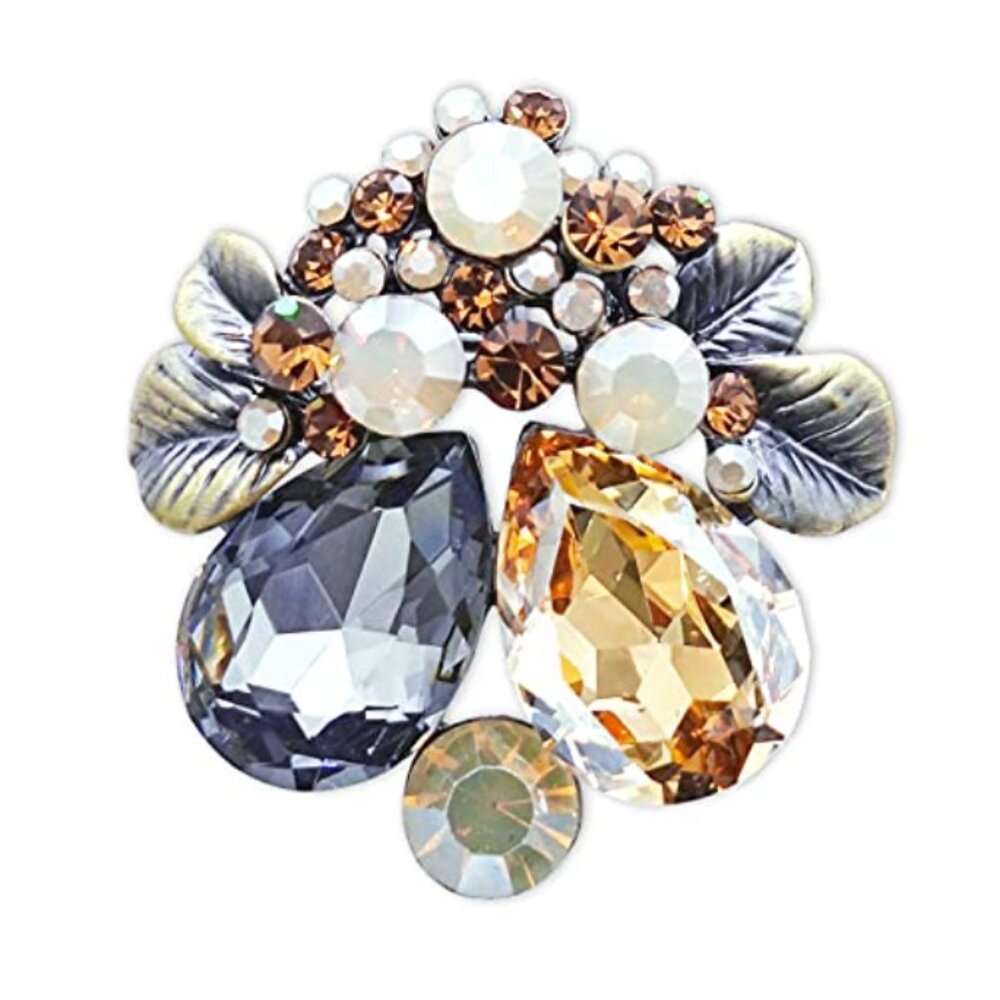 Gemstones Brooch Pin